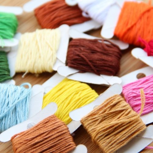 Selecting Thread for Cross Stitching