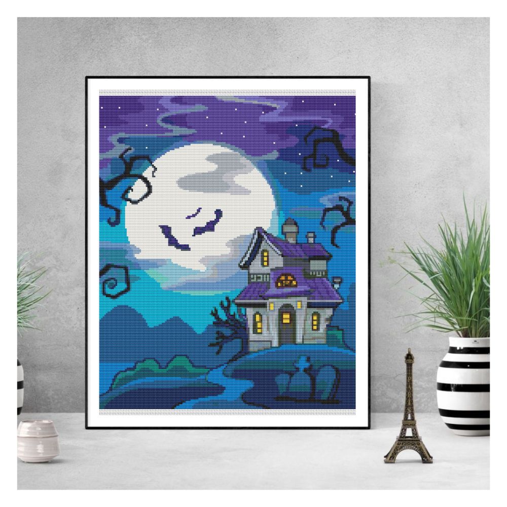 All Hallow's Eve Counted Cross Stitch Pattern The Art of Stitch