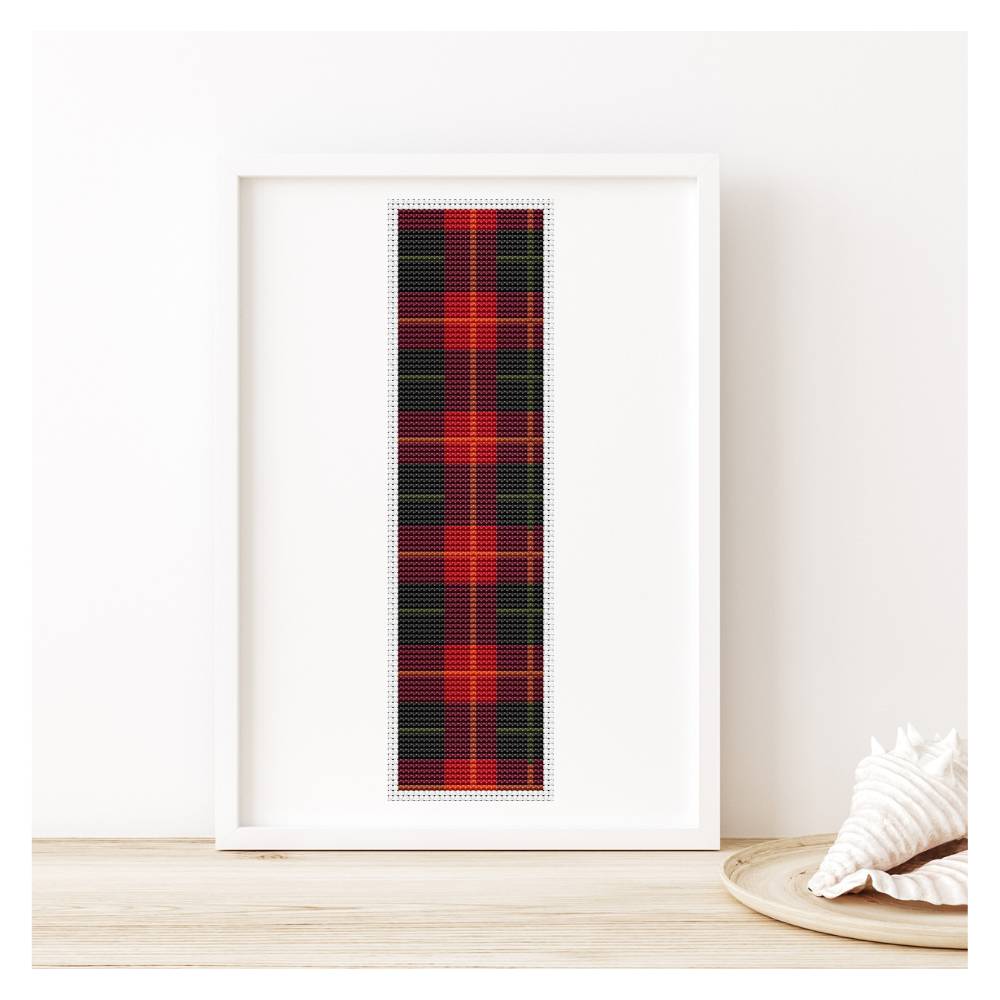 So Plaid Bookmark Counted Cross Stitch Kit The Art of Stitch
