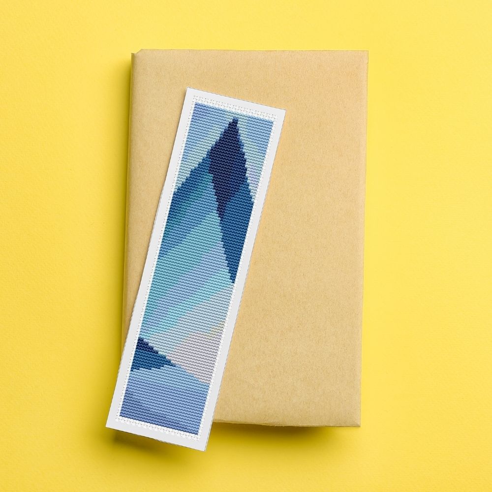 Hanover Abstract Bookmark Cross Stitch Kit - Bookmark Cross Stitch Kit - Lawren Harris