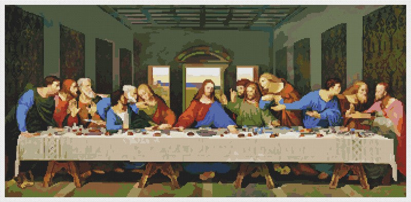 The Last Supper Counted Cross Stitch Kit Leonardo da Vinci
