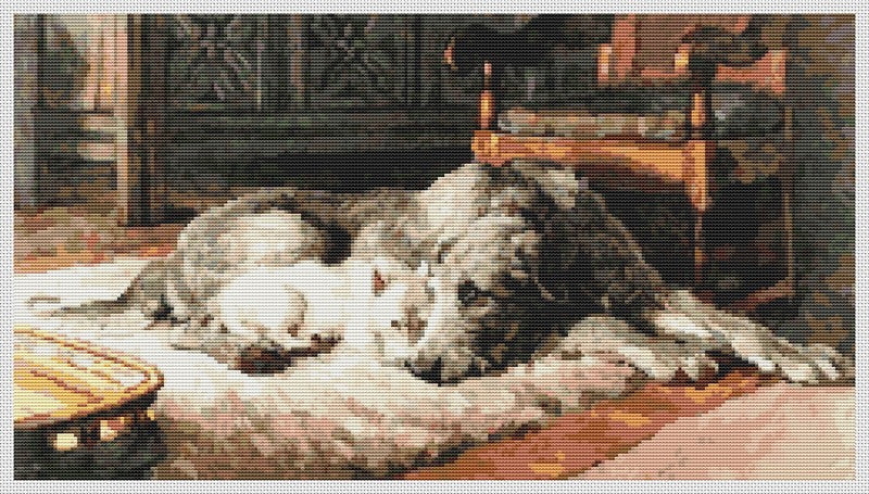 Comrades Counted Cross Stitch Pattern Herbert Dicksee
