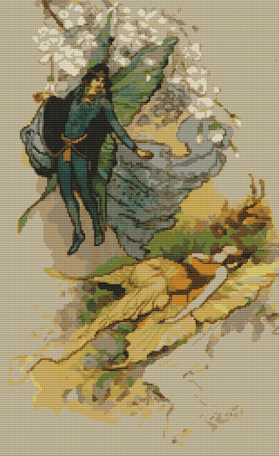 Wake When Some Vile Thing is Nearby Cross Stitch Kit - Premium Cross Stitch Kit - Warwick Goble