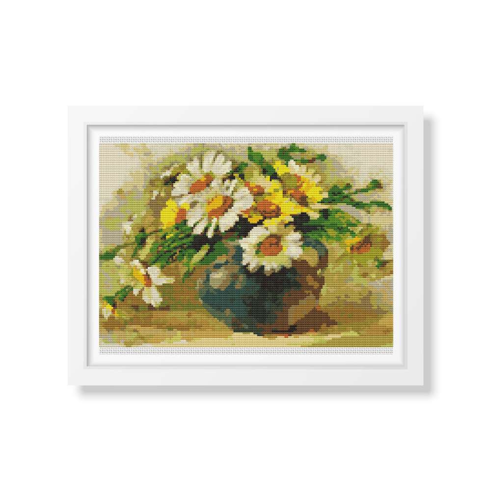 Daisies Counted Cross Stitch Kit Catherine Klein