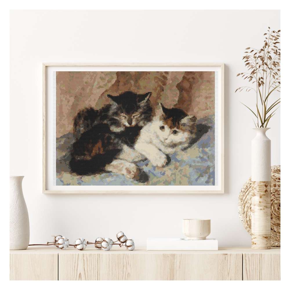 Best of Friends Counted Cross Stitch Kit Henriette Ronner Knip