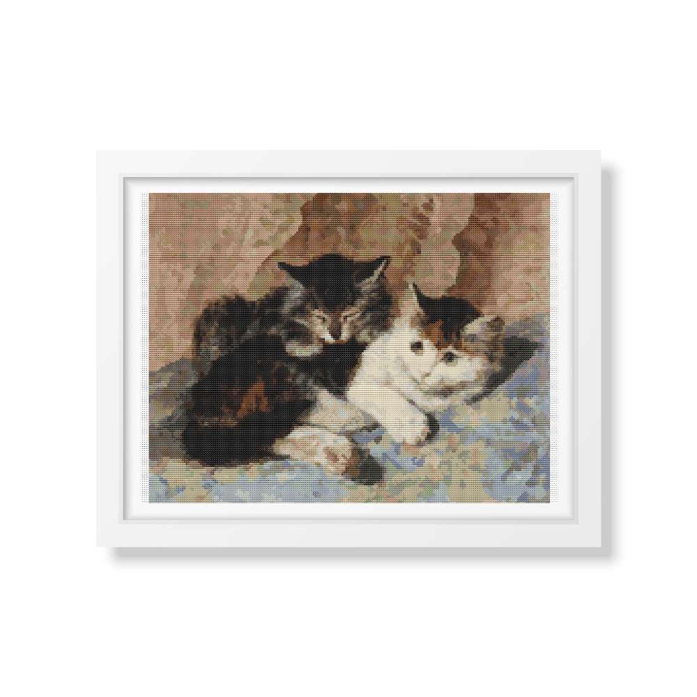 Best of Friends Counted Cross Stitch Kit Henriette Ronner Knip