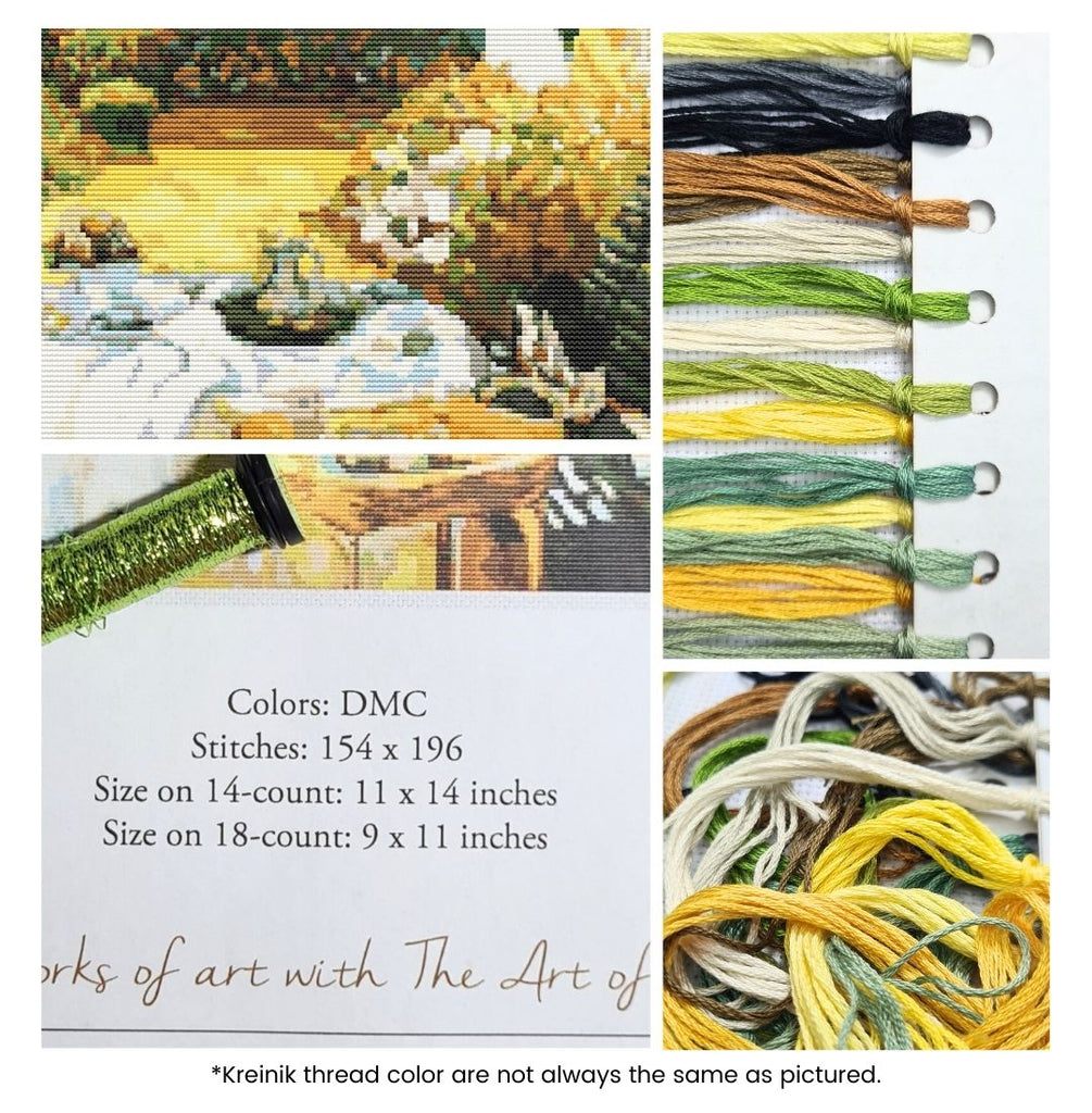 The Luncheon Counted Cross Stitch Kit Claude Monet