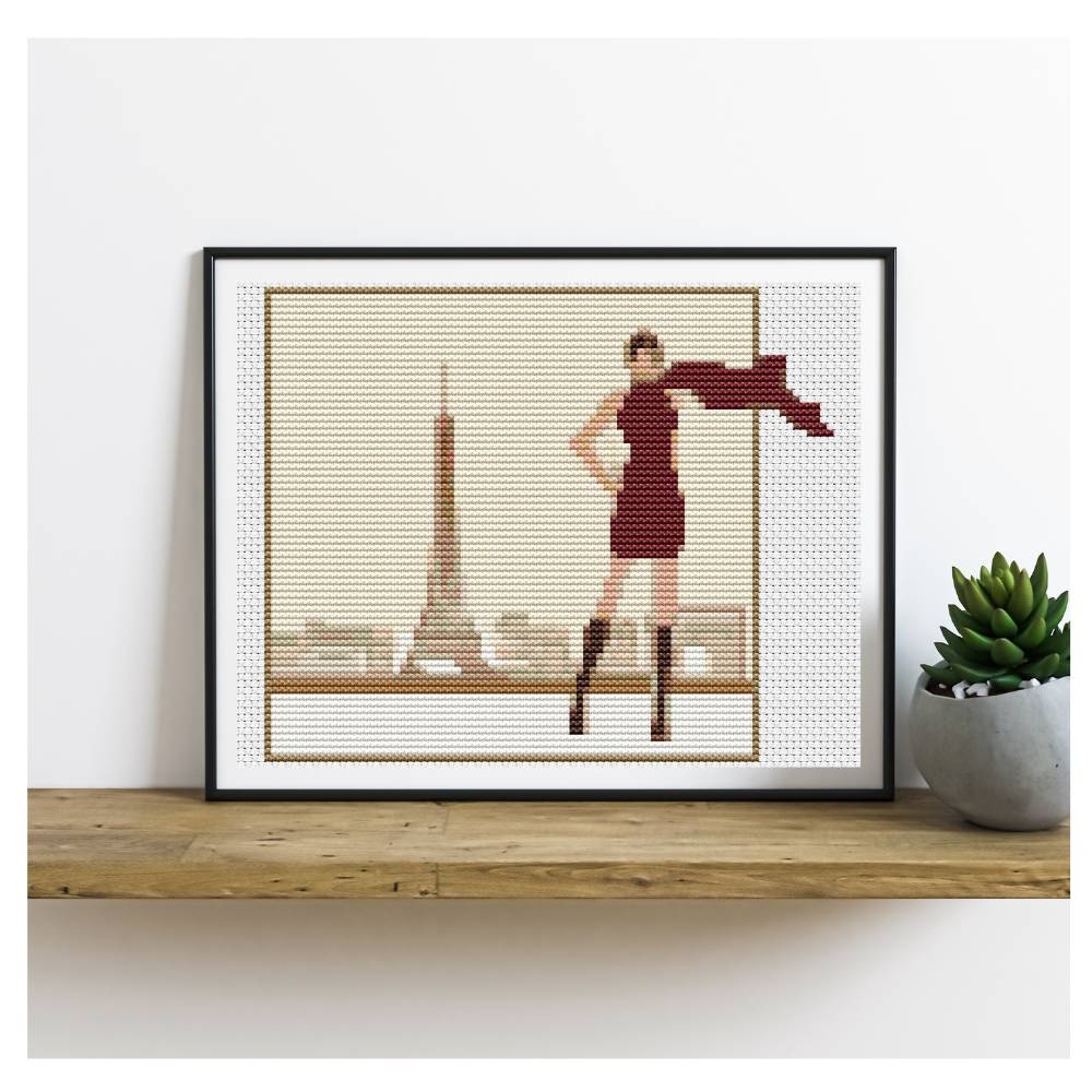 In Paris Counted Cross Stitch Pattern The Art of Stitch