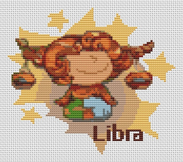 Libra Counted Cross Stitch Kit The Art of Stitch