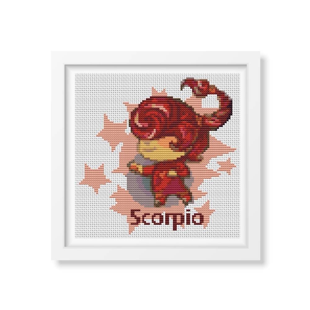 Scorpio Counted Cross Stitch Kit The Art of Stitch