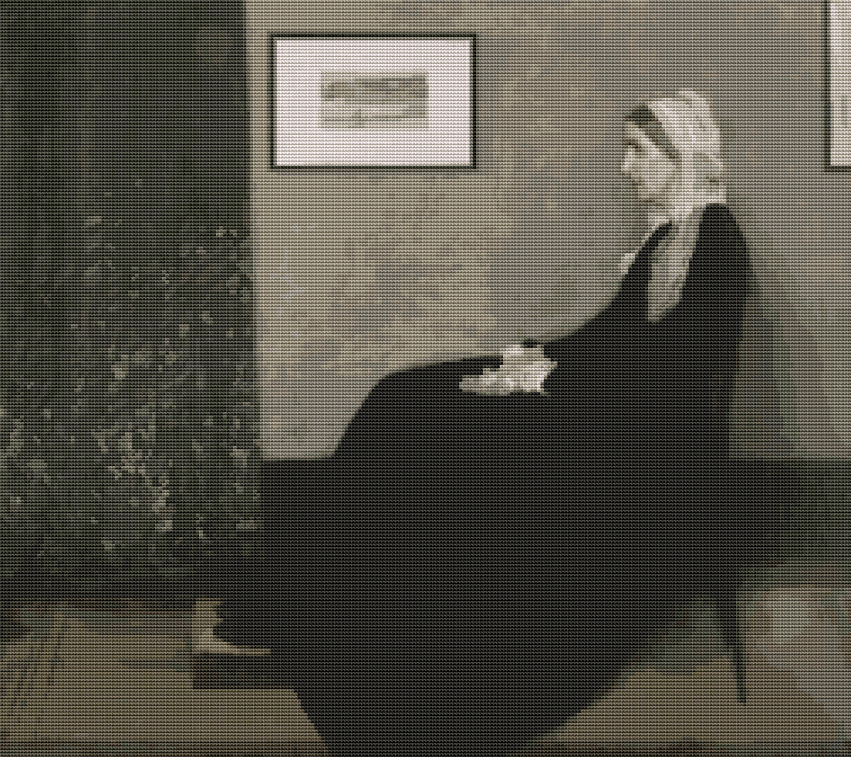 Whistler's Mother Cross Stitch Kit - Premium Cross Stitch Kit - James McNeill Whistler