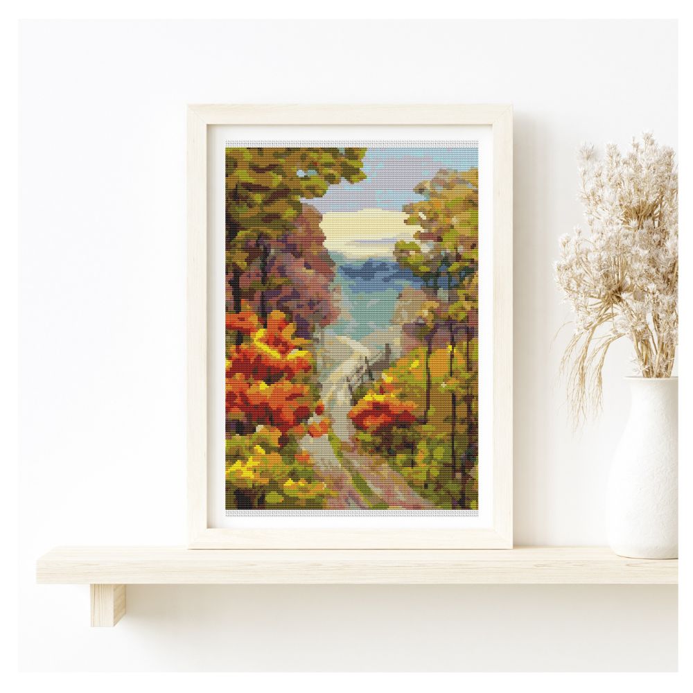 A Walk in the Countryside Counted Cross Stitch Pattern The Art of Stitch