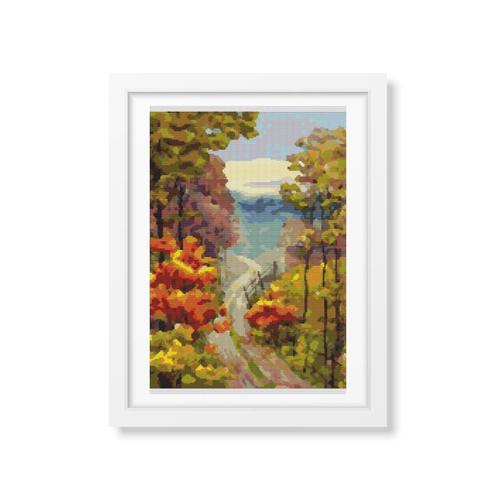 A Walk in the Countryside Counted Cross Stitch Pattern The Art of Stitch