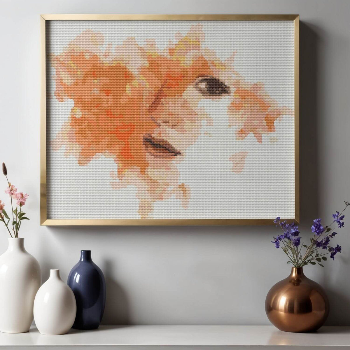 The Elements Series: Fire Cross Stitch Pattern - Premium Cross Stitch Pattern - The Art of Stitch