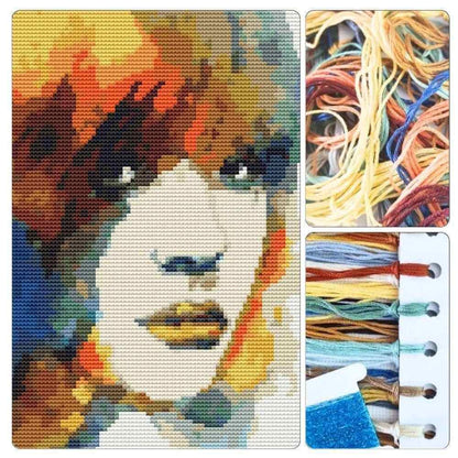 The Elements Series: Water Cross Stitch Kit - Premium Cross Stitch Kit - The Art of Stitch