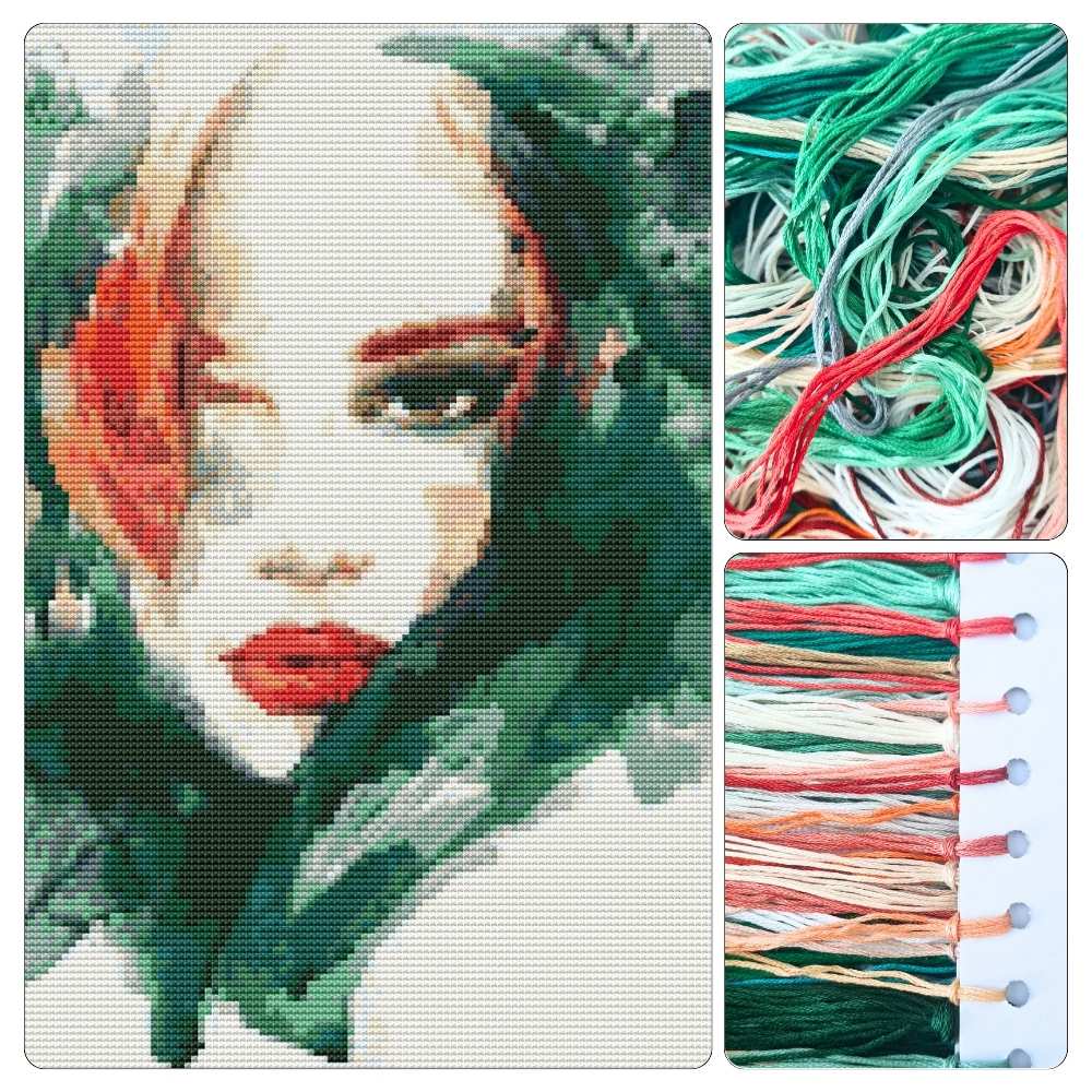 The Elements Series: Earth Cross Stitch Kit - Premium Cross Stitch Kit - The Art of Stitch