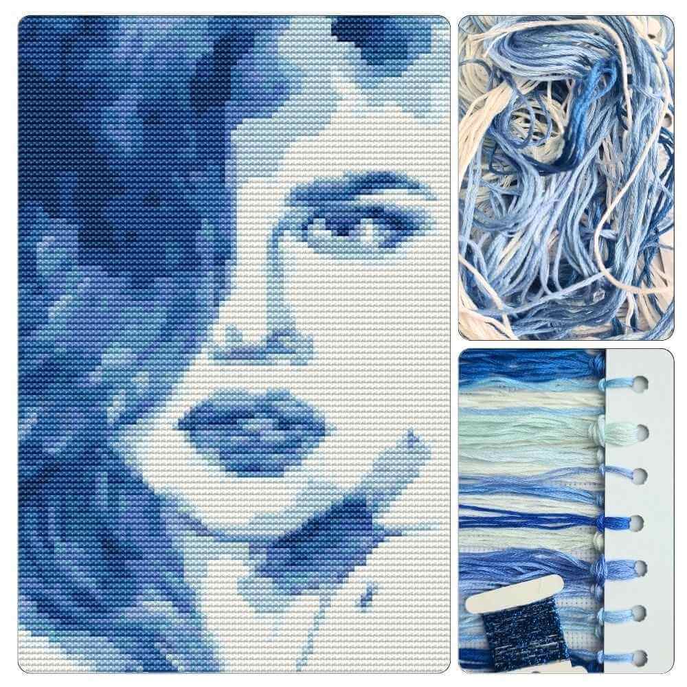The Elements Series: Air Cross Stitch Kit - Premium Cross Stitch Kit - The Art of Stitch