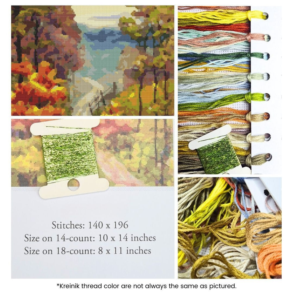 A Walk in the Countryside Counted Cross Stitch Kit The Art of Stitch
