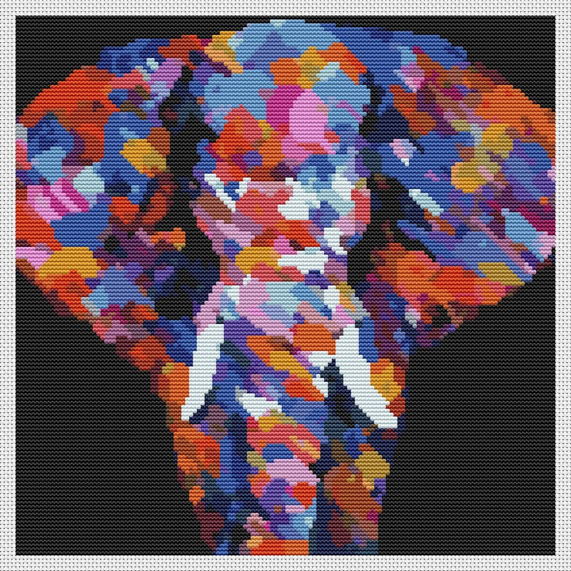 The Elephant Counted Cross Stitch Pattern The Art of Stitch