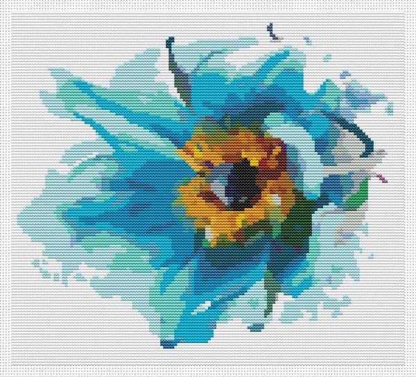 Blue Dreams Counted Cross Stitch Pattern The Art of Stitch