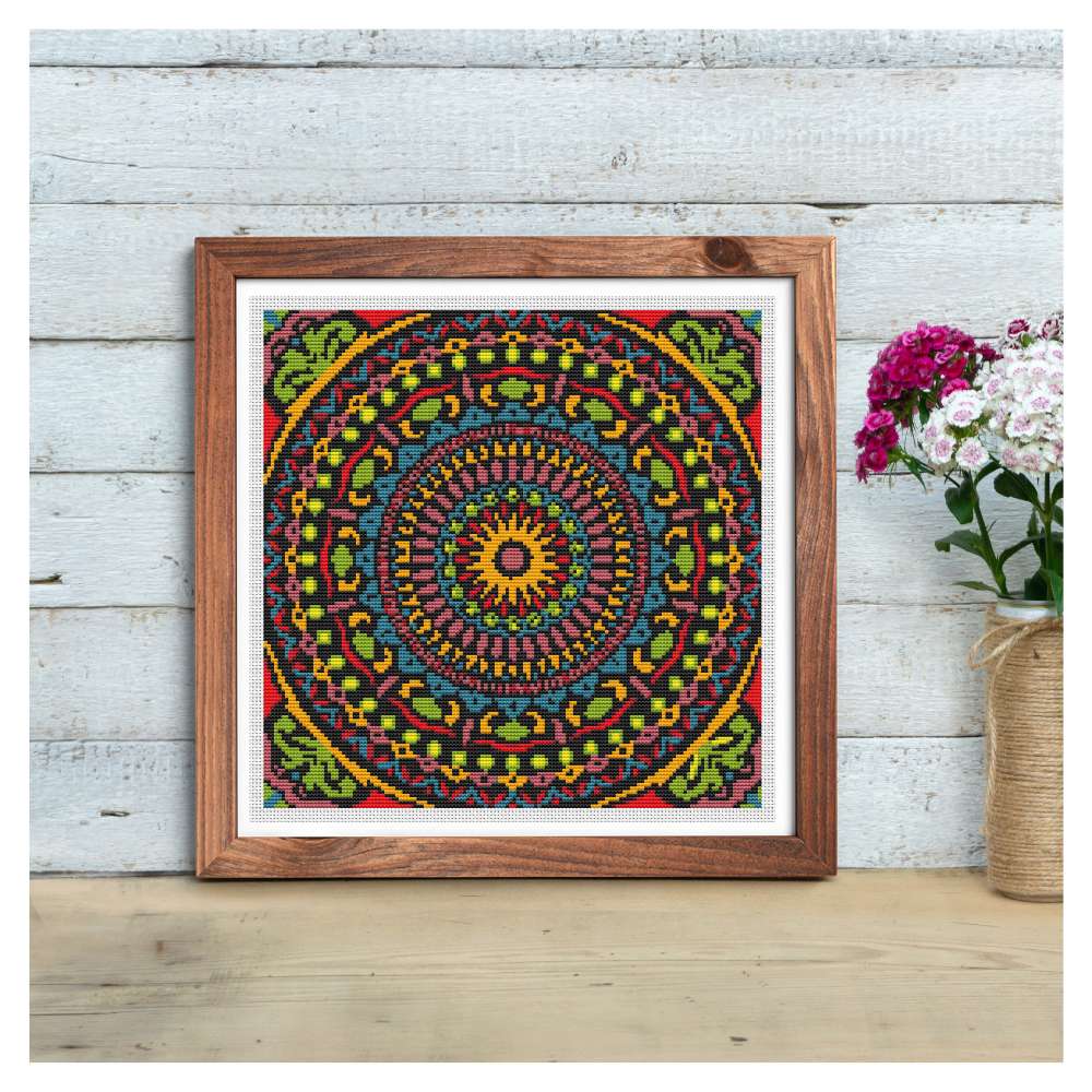 Hypnotic Mandala Counted Cross Stitch Kit The Art of Stitch