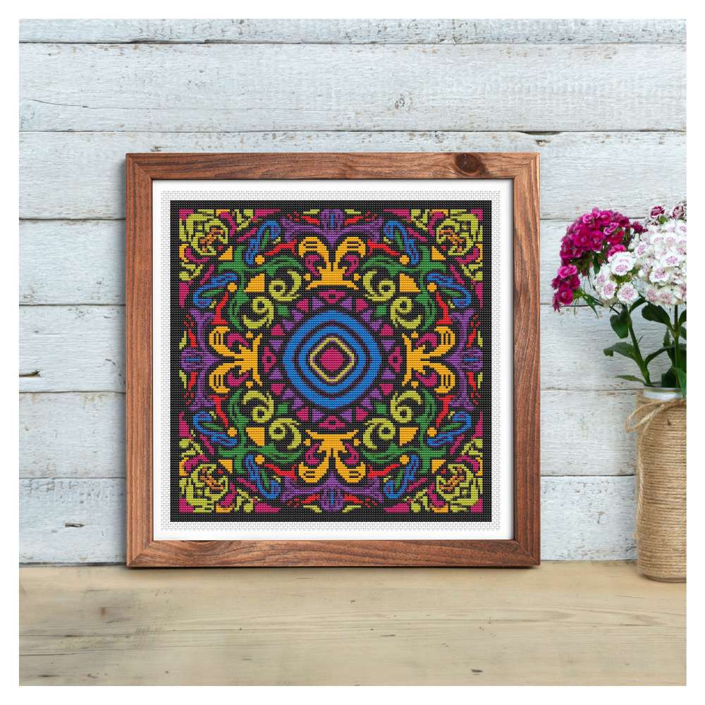 Medley Mandala Counted Cross Stitch Kit The Art of Stitch