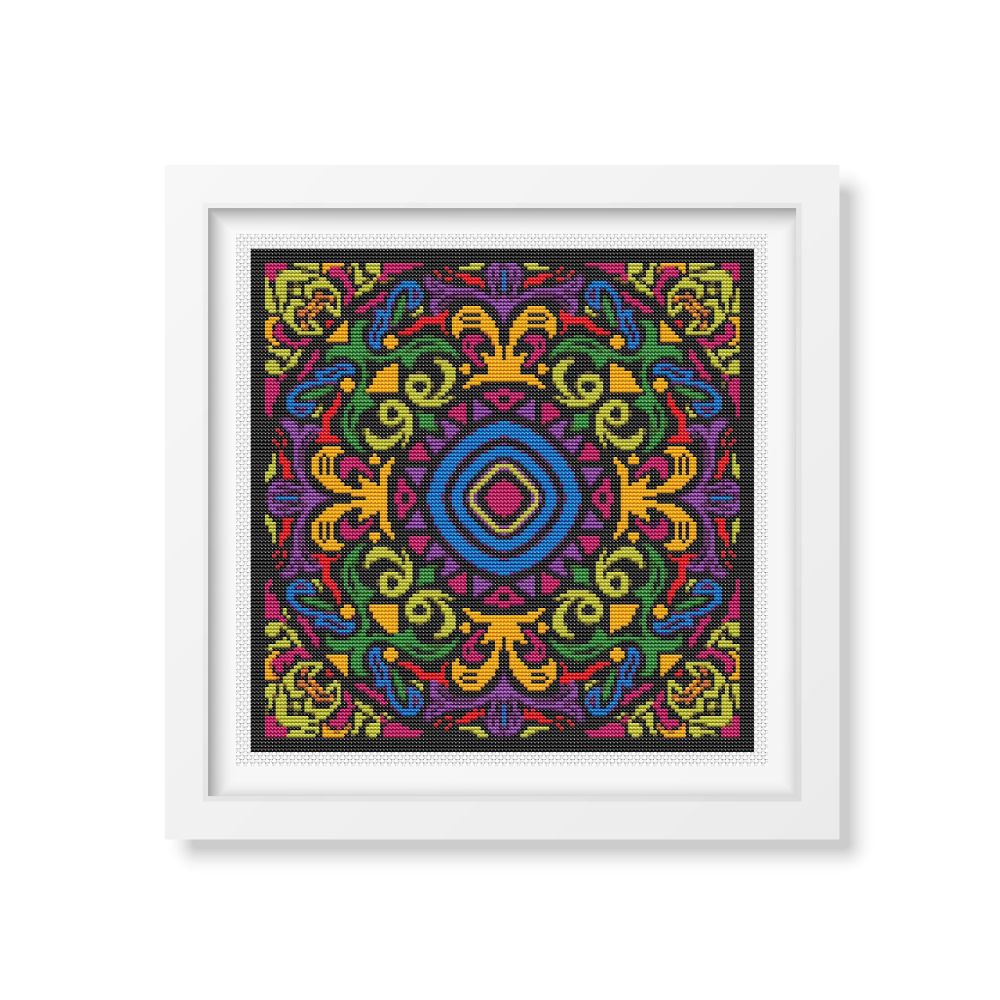 Medley Mandala Counted Cross Stitch Kit The Art of Stitch