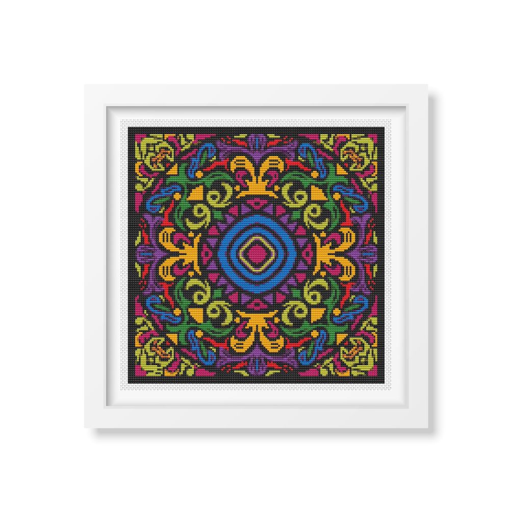 Medley Mandala Counted Cross Stitch Pattern The Art of Stitch