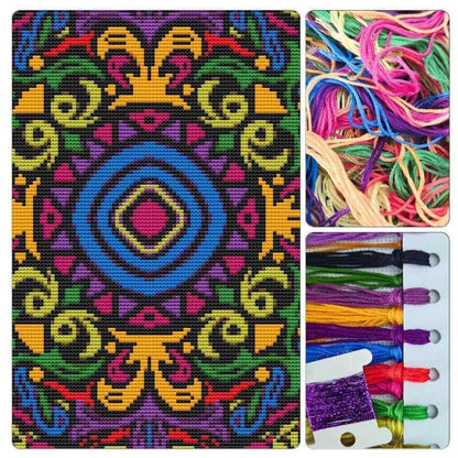 Mandala Series: Medley Cross Stitch Kit - Premium Cross Stitch Kit - The Art of Stitch