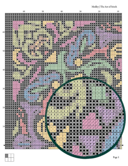Mandala Series: Medley Cross Stitch Kit - Premium Cross Stitch Kit - The Art of Stitch