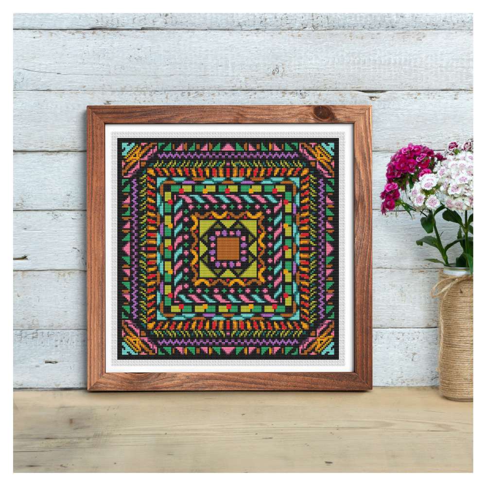 Harmony Mandala Counted Cross Stitch Kit The Art of Stitch