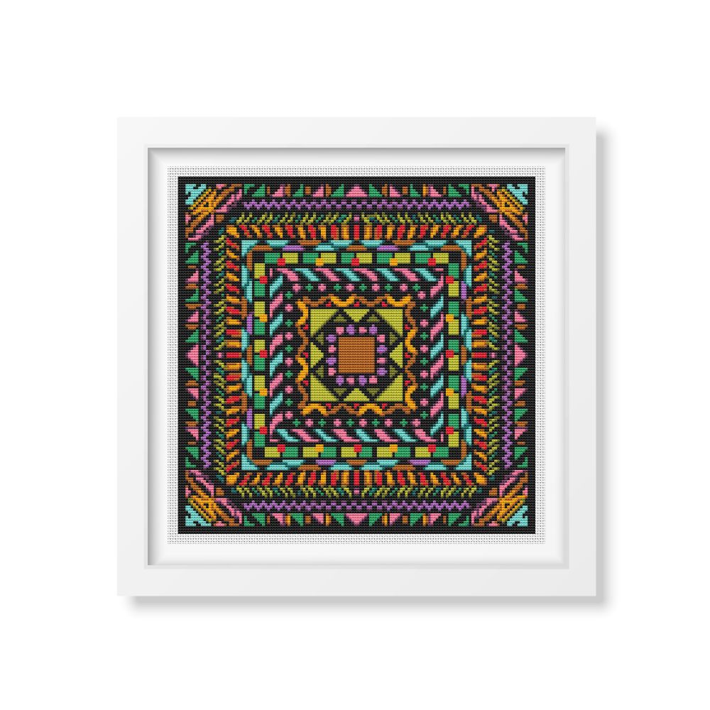 Harmony Mandala Counted Cross Stitch Kit The Art of Stitch