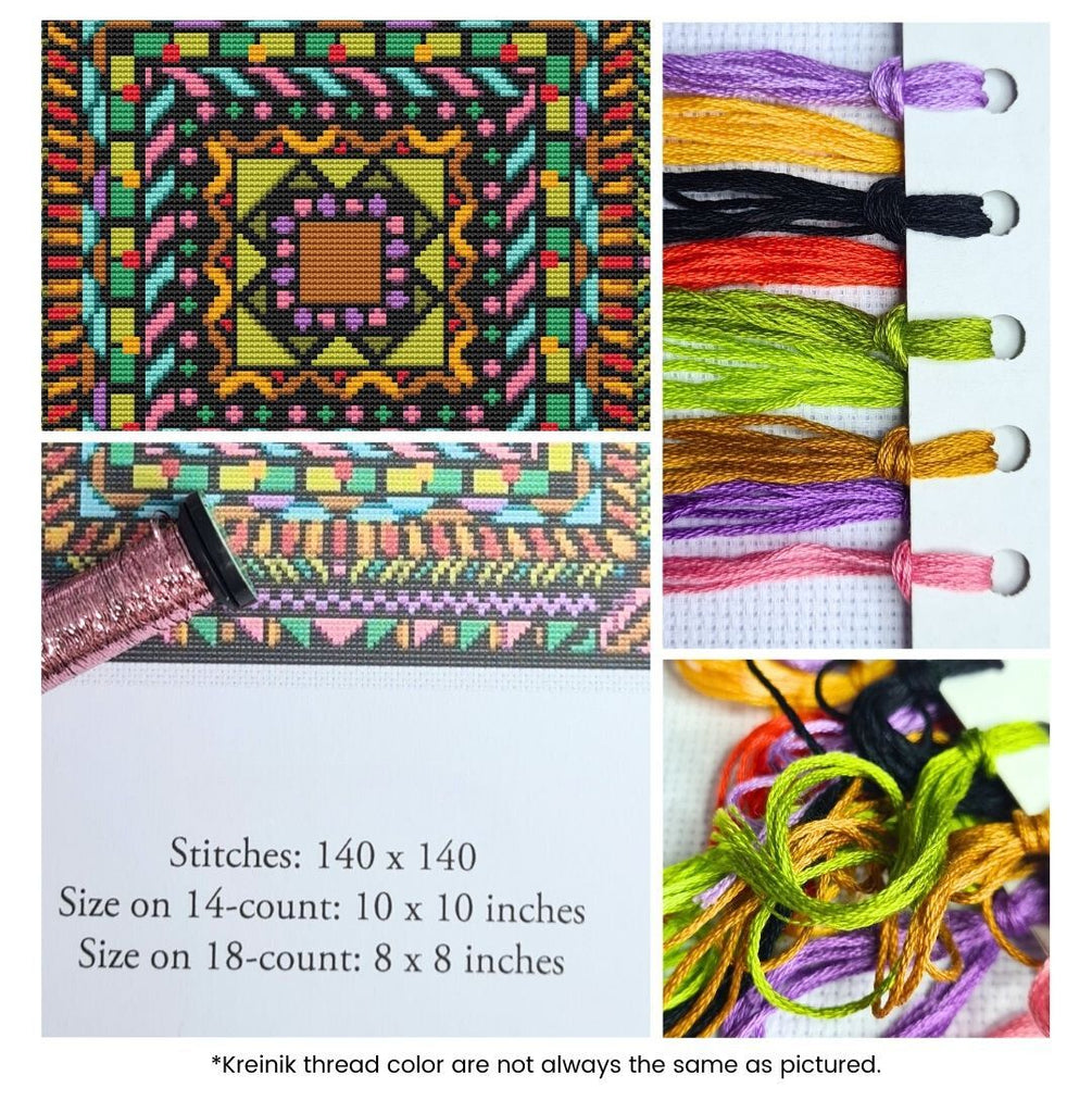 Harmony Mandala Counted Cross Stitch Kit The Art of Stitch