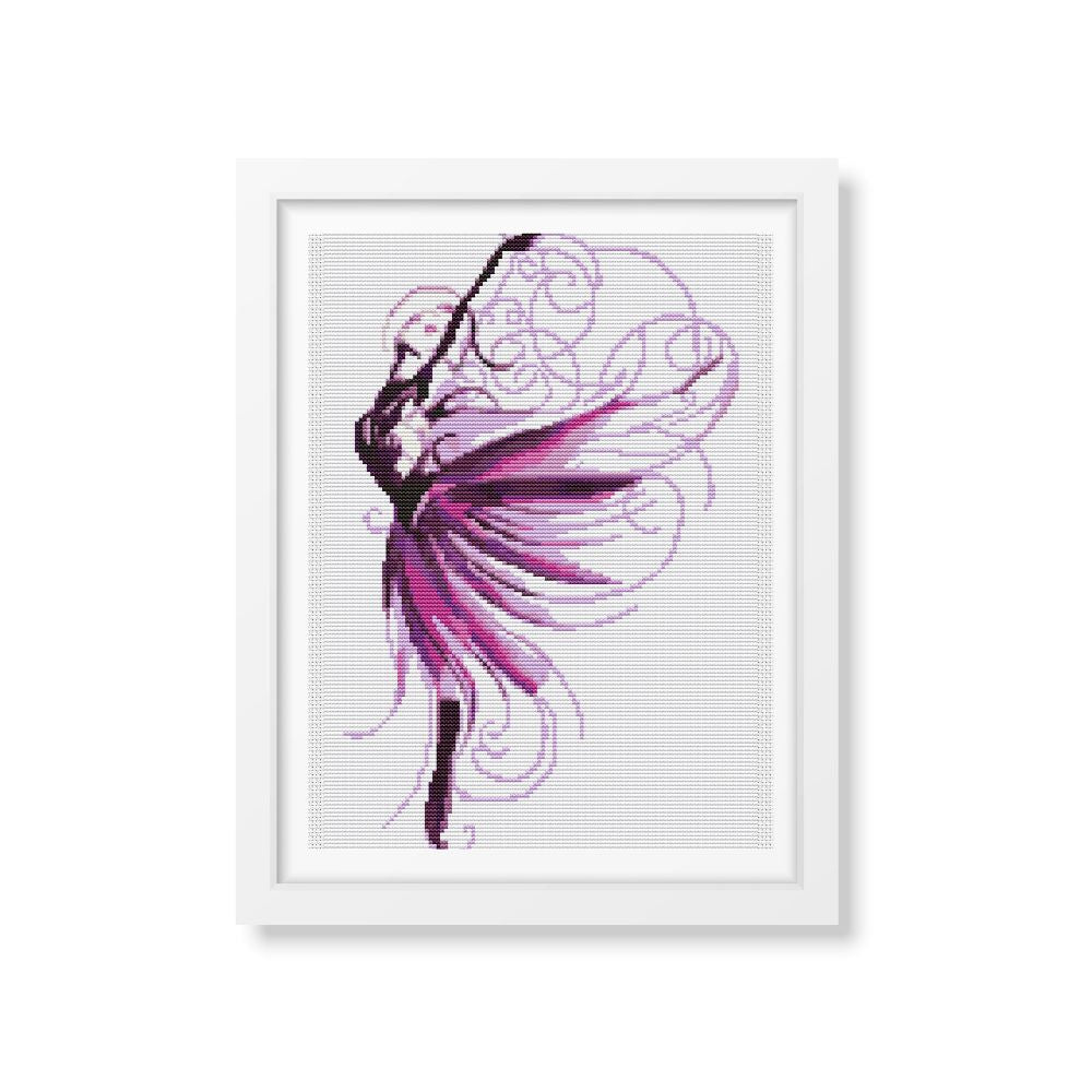 Violet Counted Cross Stitch Pattern The Art of Stitch