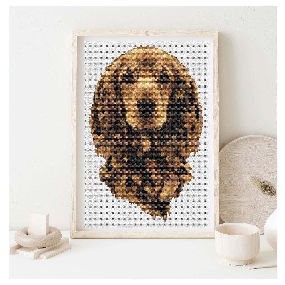 Portrait of a Dog Counted Cross Stitch Kit The Art of Stitch