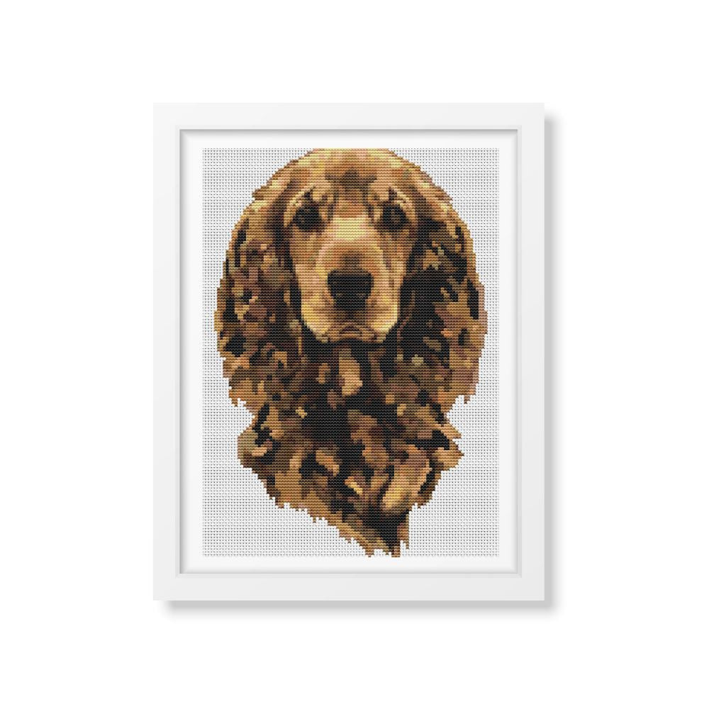 Portrait of a Dog Counted Cross Stitch Kit The Art of Stitch