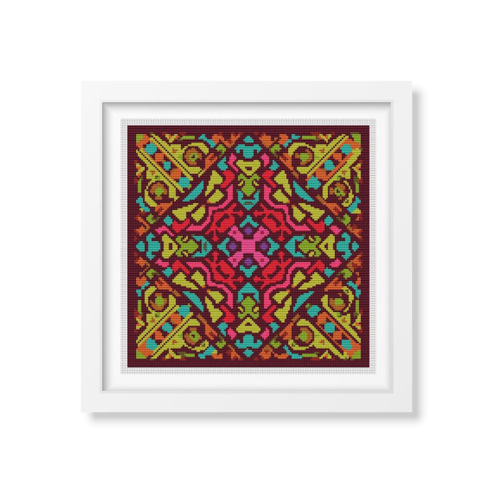 Joy Mandala Counted Cross Stitch Kit The Art of Stitch