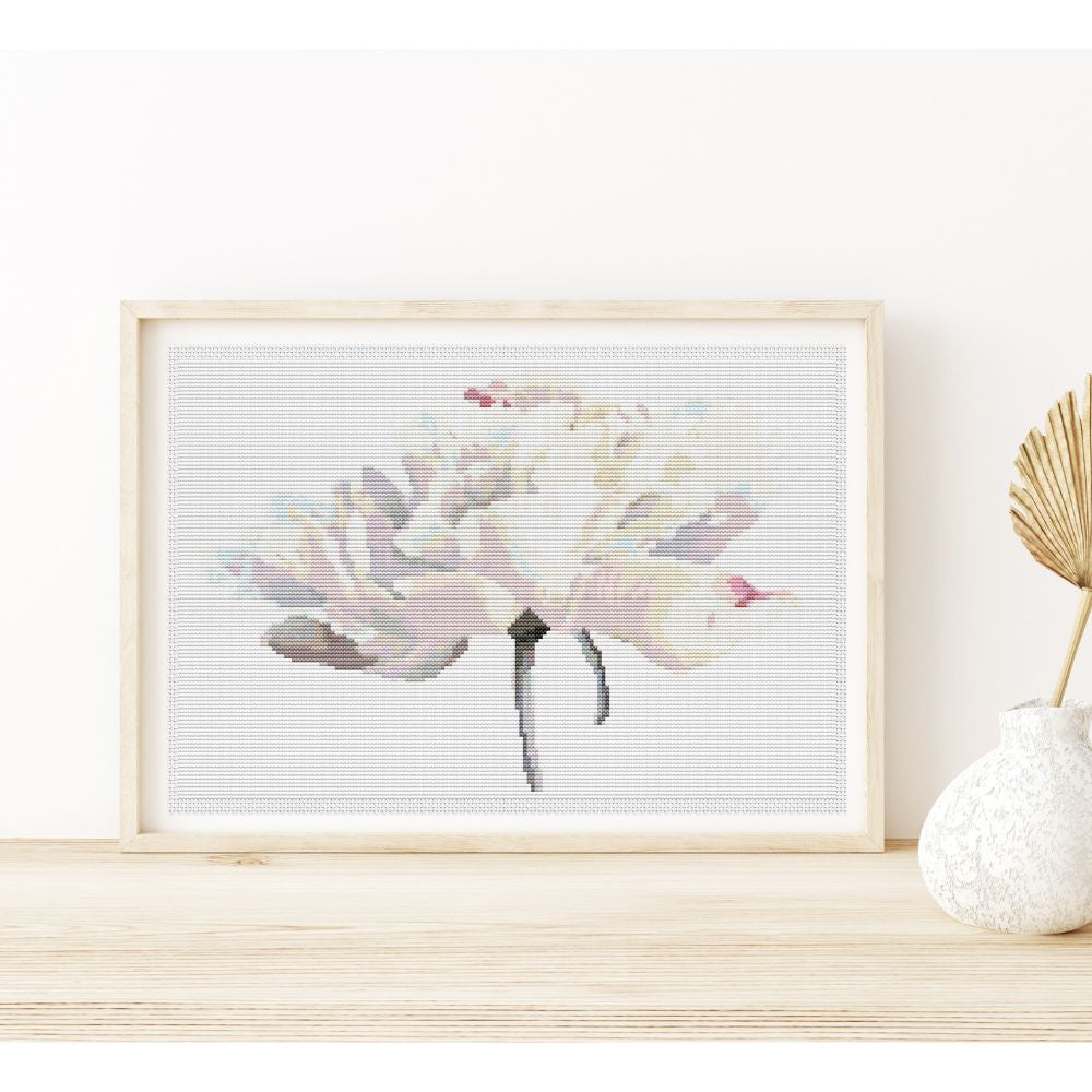 White Tulips Counted Cross Stitch Pattern The Art of Stitch