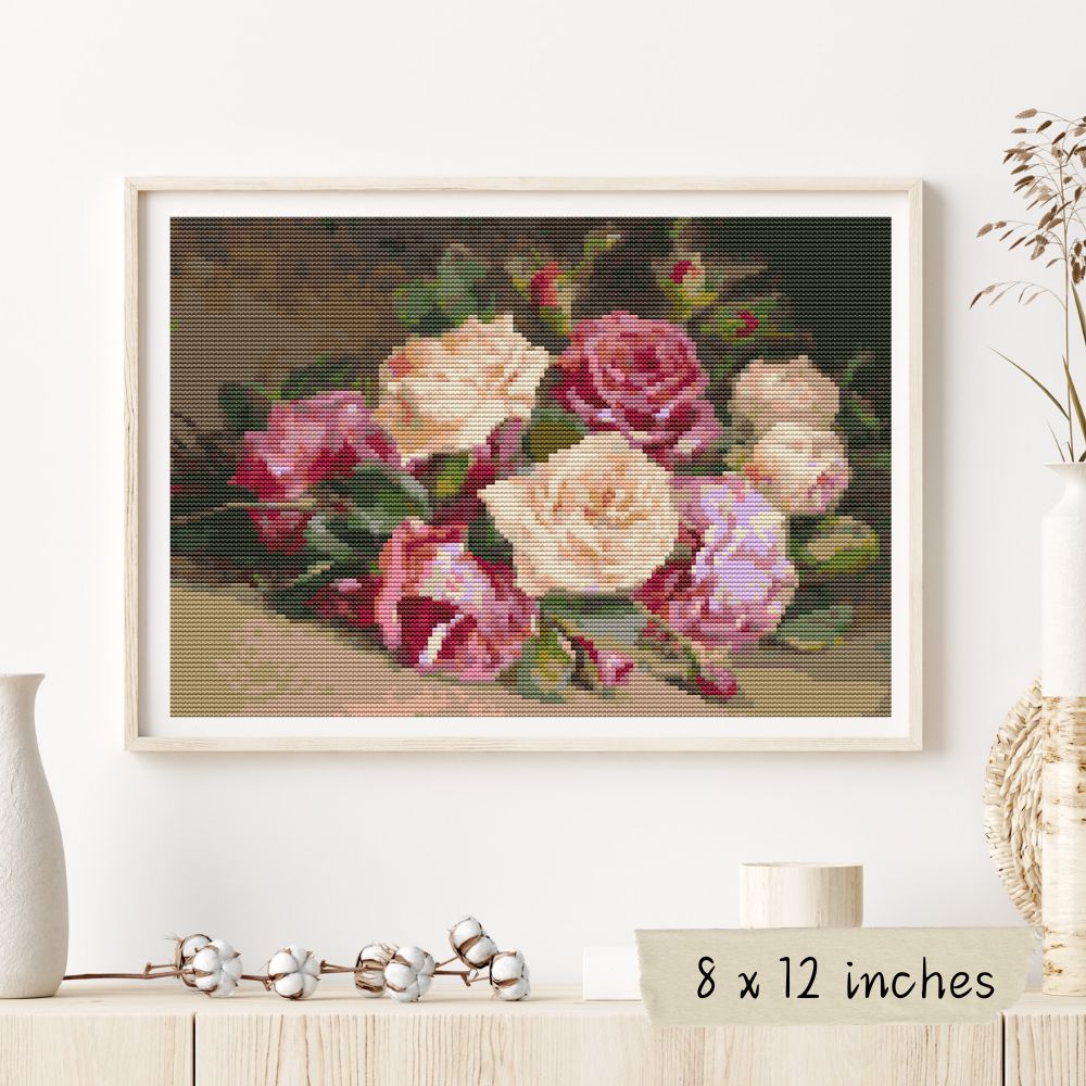 Bed of Roses Counted Cross Stitch Kit The Art of Stitch