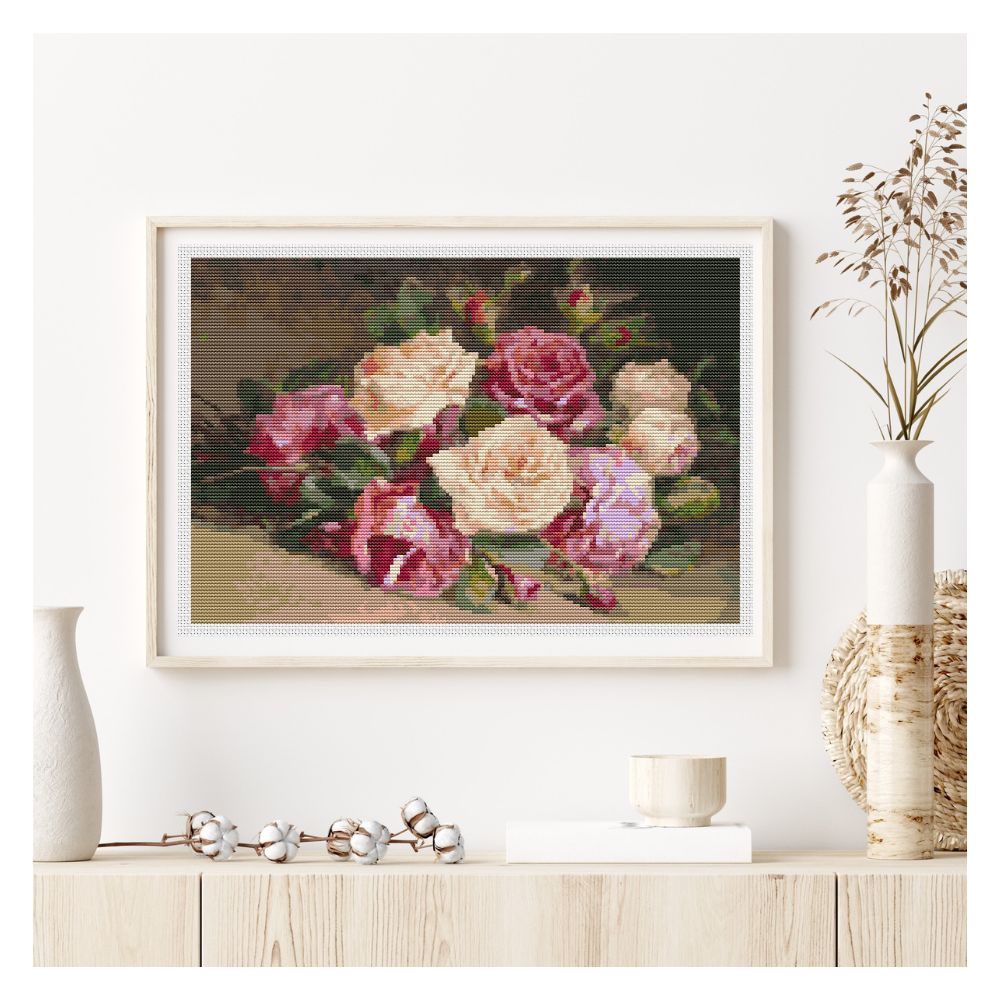 Bed of Roses Counted Cross Stitch Kit The Art of Stitch