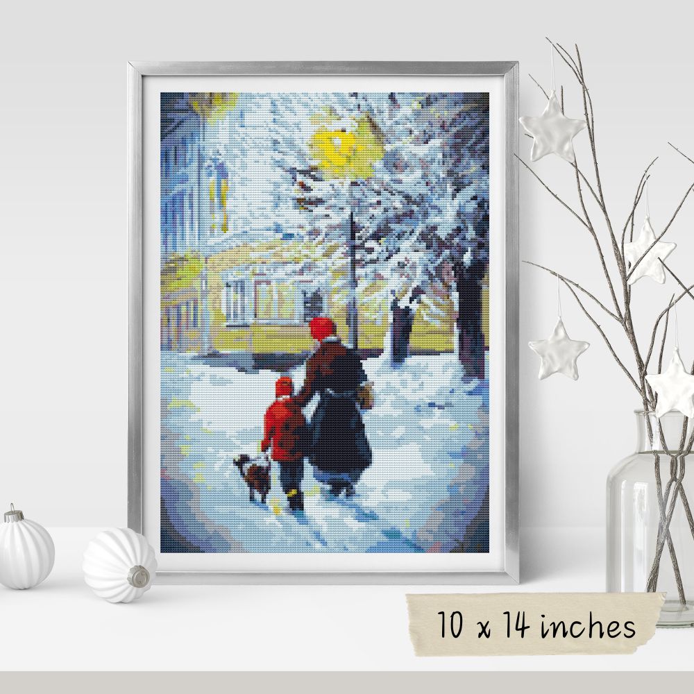 A Winter's Day Counted Cross Stitch Kit The Art of Stitch