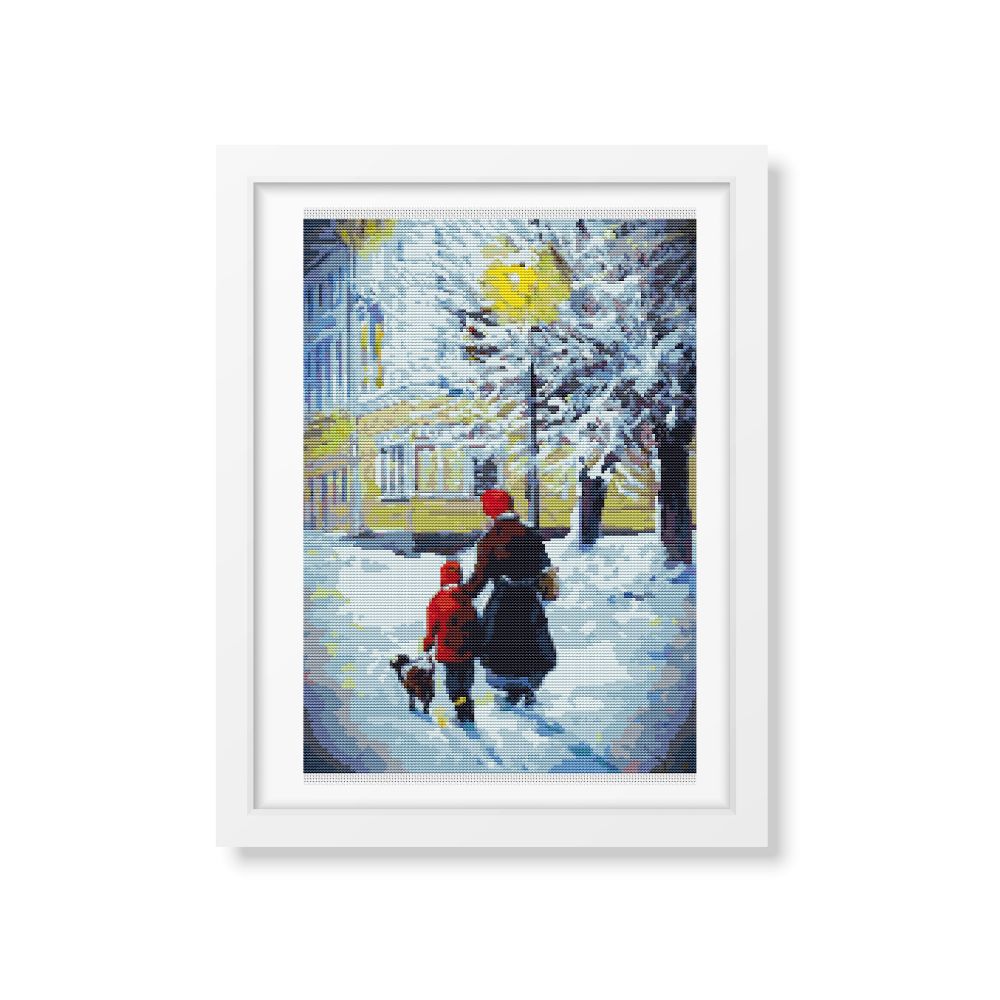 A Winter's Day Counted Cross Stitch Kit The Art of Stitch