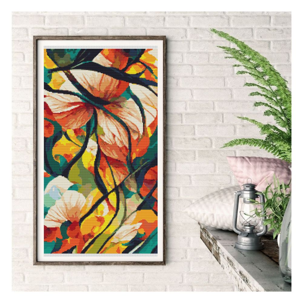 Fantasy: The Petals Counted Cross Stitch Pattern The Art of Stitch