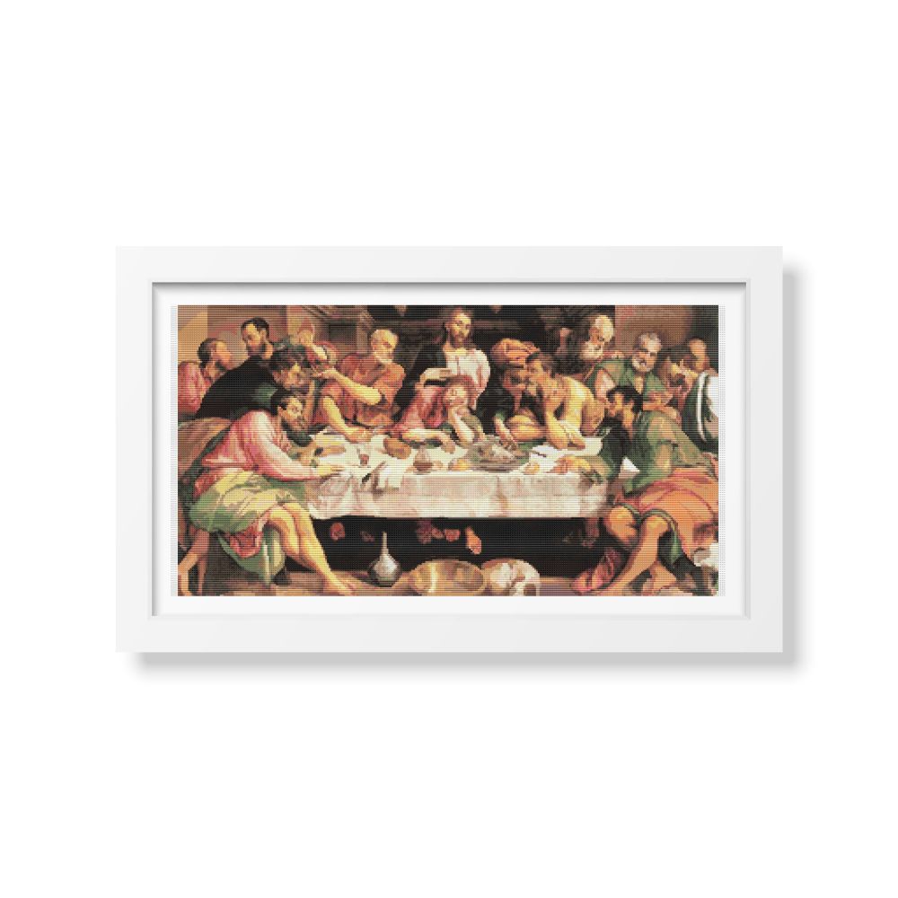 The Last Supper Counted Cross Stitch Kit Jacopo Bassano