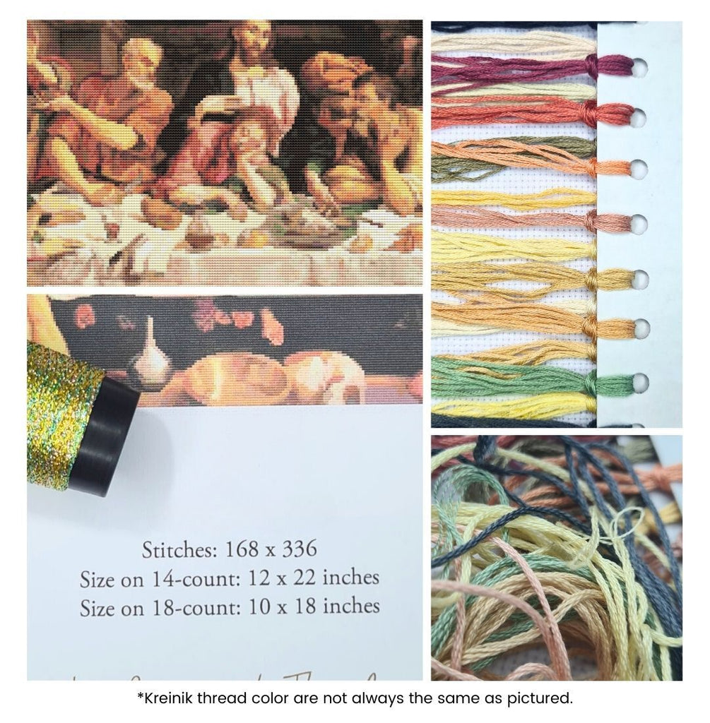 The Last Supper Counted Cross Stitch Kit Jacopo Bassano