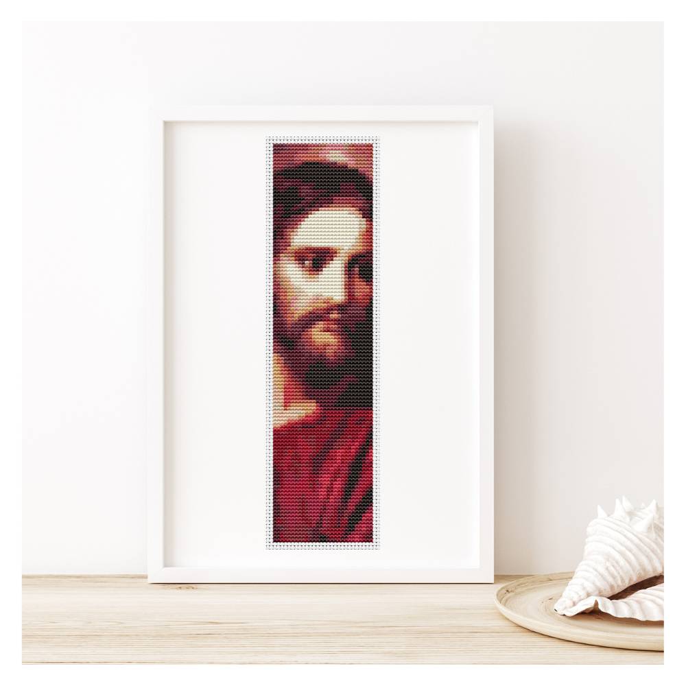 Christ at Thirty Three Bookmark Counted Cross Stitch Kit Heinrich Hofmann