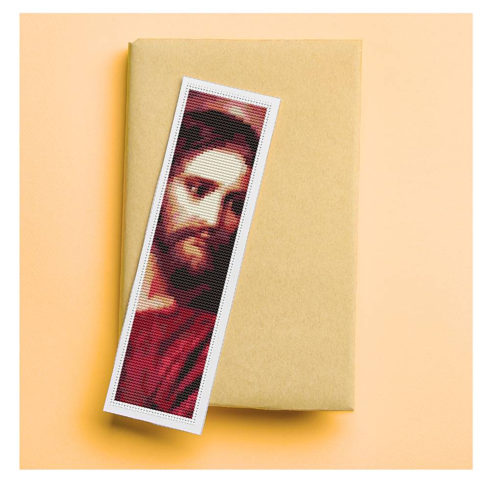 Christ at Thirty Three Bookmark Counted Cross Stitch Kit Heinrich Hofmann