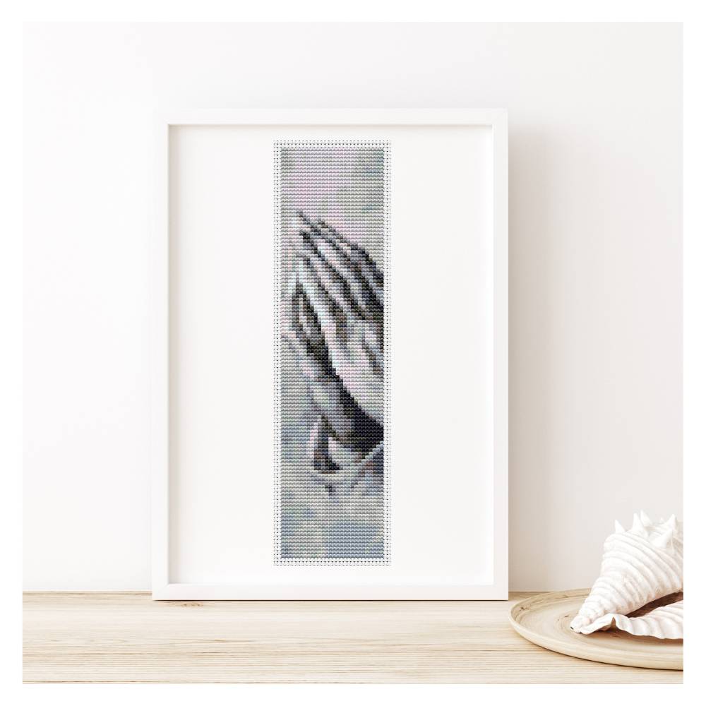 Praying Hands Bookmark Counted Cross Stitch Kit Albrecht Durer