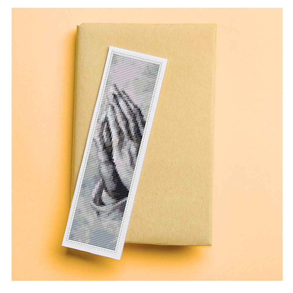 Praying Hands Bookmark Counted Cross Stitch Kit Albrecht Durer