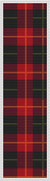 So Plaid Bookmark Counted Cross Stitch Pattern The Art of Stitch